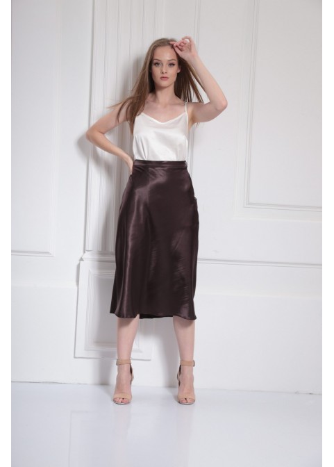 Юбки AMORI 3099 шоколад