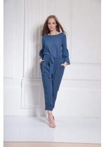 Блузки AMORI 6306  голубой